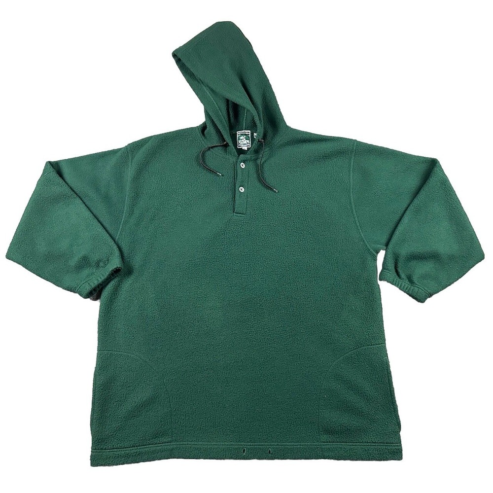 vtg McIntosh & Seymour XL Pullover Fleece Hoodie Soccer Rugby Oversize Oregon